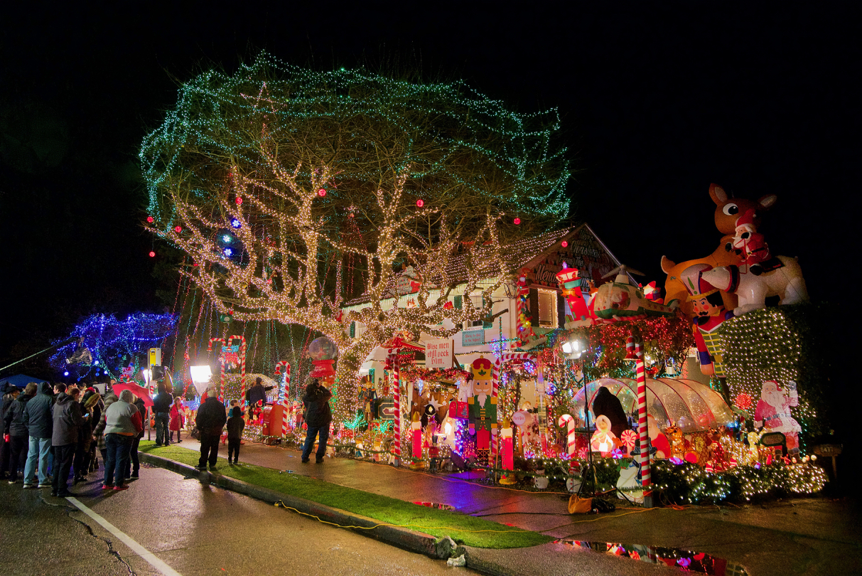 Famous Menashe family Christmas lights featured on ABC television; But